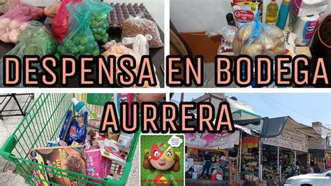 DESPENSA QUINCENAL EN BODEGA AURRERA Y CENTRAL DE ABASTOS YA COMPRÉ