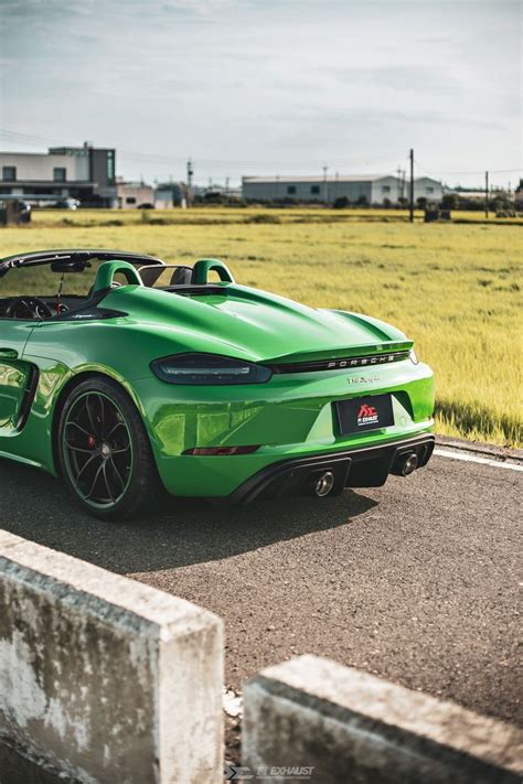 Porsche 718 Spyder With Fi EXHAUST Performance System