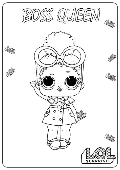 Printable Christmas Dolls Lol Coloring Pages Coloring Cool