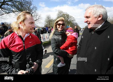 Taoiseach Bertie Ahern Meeting Singer Ronan Keating His Wife Yvonne