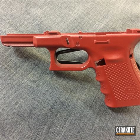 Glock Frame In H 221 Crimson By Web User Cerakote