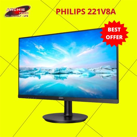 Jual Monitor Led Philips 221v8a 21 5 75hz Fhd Hdmi Vga Philips 221v8 A