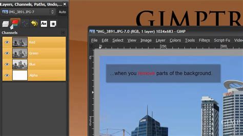 Gimp What Does Add Alpha Channel Mean Tutorial Youtube