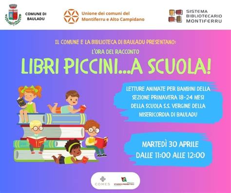 La Biblioteca E Il Comune Di Bauladu Organizzano Un Laboratorio Di