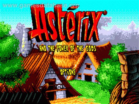 Asterix And The Power Of The Gods Sega Genesis Games Database