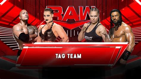 Rhea Ripley The Rock Vs Ronda Rousey Roman Reigns Wwe K