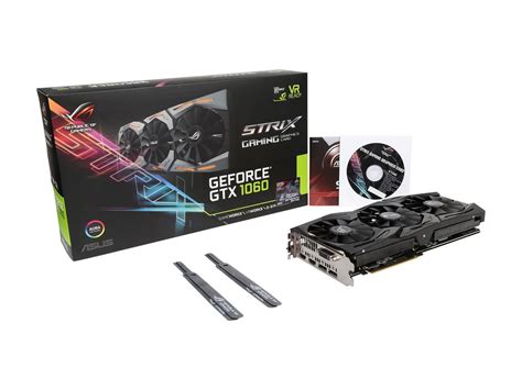 NEW ASUS Strix GeForce GTX 1060 STRIX-GTX1060-6G-GAMING 6GB ROG 192-Bit ...
