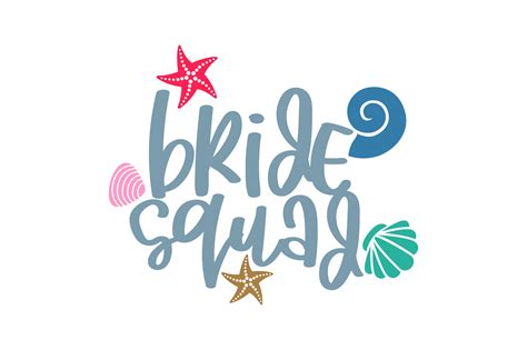 Beach Destination Wedding Bride Squad Svg Cut File By Creative Fabrica Crafts · Creative Fabrica