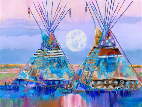 Moon Shine Metal Print Carol Hagan Studios