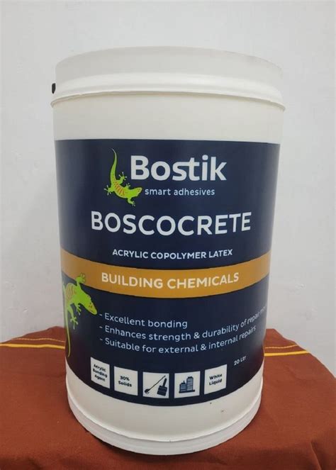 Acrylic Based Polymer Coating 20 L Bostik Boscocrete Waterproofing