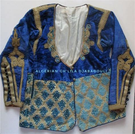 Traditional Algerian Jacket Ghlila Djabadouli The Ancestors Of