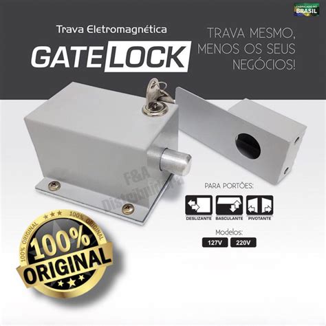 Qual A Melhor Trava Elétrica Para Portão Basculante - Trava Elétrica Eletromagnetica para Portão Automatico Basculante e ...