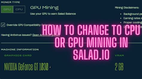 How To Change To Cpu Or Gpu Mining In Youtube