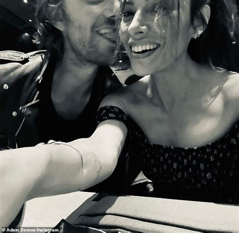 Sex Life Adam Demos Birthday Tribute To Co Star Girlfriend Sarah Shahi Daily Mail Online