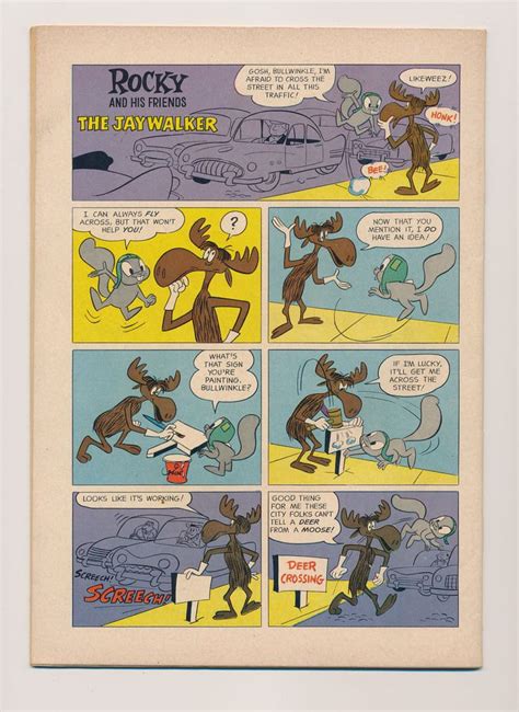 Four Color 1128 Vg Rocky And Bullwinkle Jay Ward Dell Comics 1960 Ebay