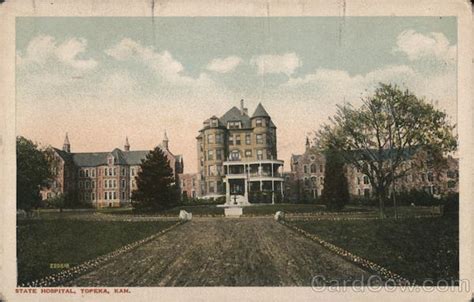 State Hospital Topeka, KS Postcard