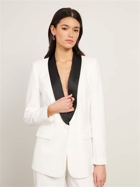 Above All Tuxedo Blazer White Black Portmans Online