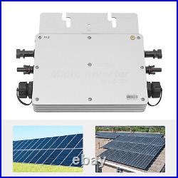 W Micro Inverter Balcony Power Plant Solar Grid Tie Pure Sine Wave