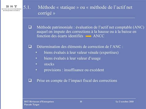 Evaluation Des Entreprises Ppt T L Charger