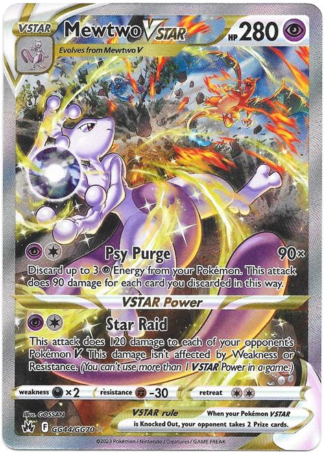 Mavin 2022 Pokemon Crown Zenith Galarian Gallery Mewtwo Vstar Gg44 Ultra Rare Nm Mt