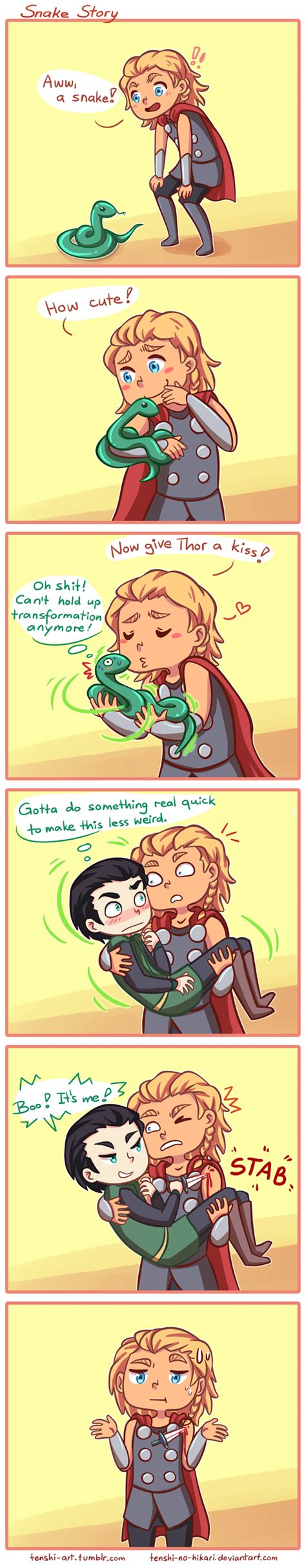 Thor Loki Avengers By Tenshi No Hikari On Deviantart