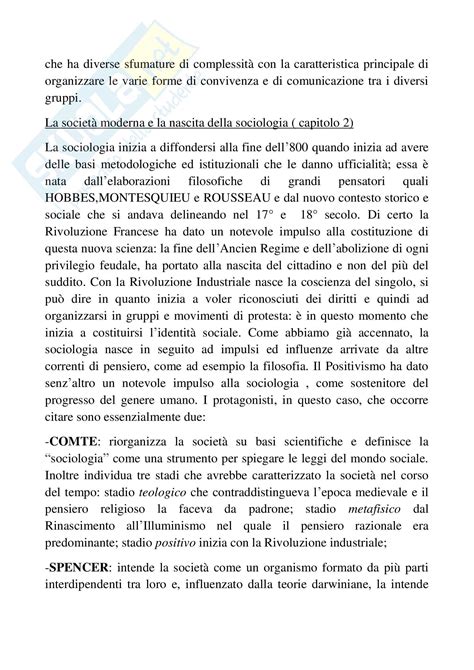 Riassunto Esame Sociologia Generale Docente Pizzo Libro Consigliato