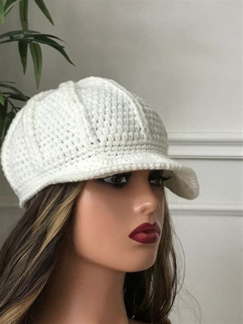 Chunky Crochet Baseball Cap Crochet Baseball Hat Crochet Baseball