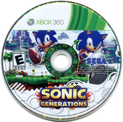 Sonic Generations Xbox 360 Cover