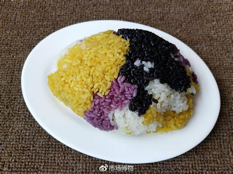 黔西南册亨县，五色糯米饭悦目清香，作家宴主食绝妙