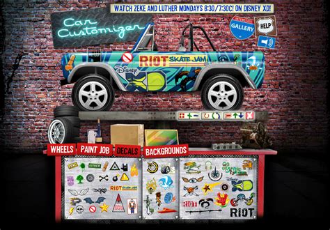 Zeke and Luther: Car Customizer - Play Online on Flash Museum 🕹️