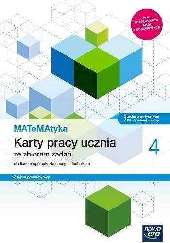 MATeMAtyka 4 Karty Pracy Ucznia Dla Liceum I Technikum Zakres