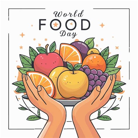 World Food Day Vector Illustration Creative Concept Premium Ai