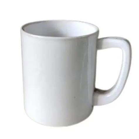 White Plain Ceramic Sublimation Mug For Home And Gifting Capacity