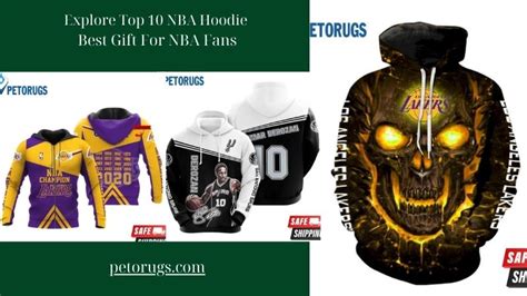 Explore Top 10 NBA Hoodie Best Gift For NBA Fans - Peto Rugs