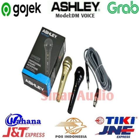 Jual Microphone Kabel Ashley Dm Voice Original Ashley Dm Voice