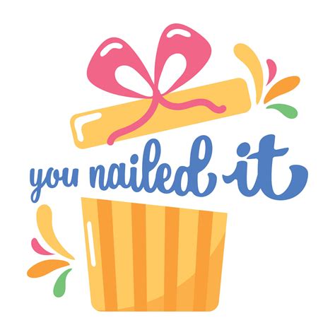 trendy nailed   vector art  vecteezy