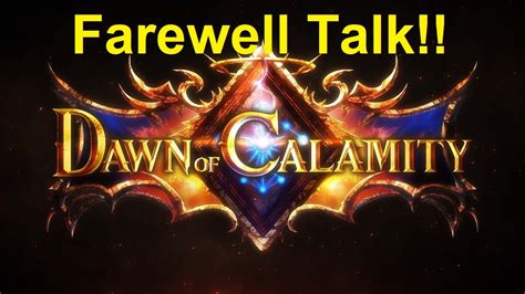 Dawn Of Calamity Farewell Talk Shadowverse Stream YouTube