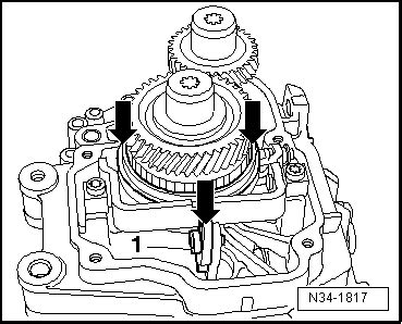 Volkswagen Touran Reparaturanleitung Montagereihenfolge Getriebe