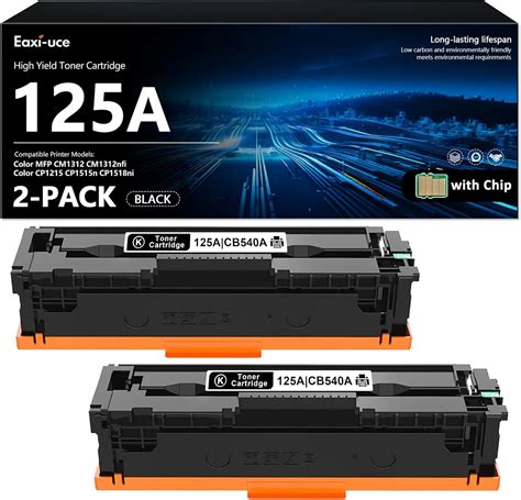 125a Black Toner Cartridge Replacement For Hp Color