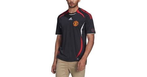 Adidas Manchester United Teamgeist Black Jersey For Men Lyst