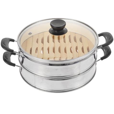 Meijiashe Stainless Steel Stackable Steamer Pot 20cm Walmart