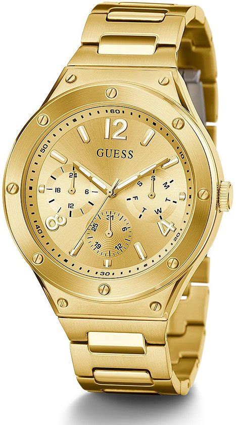 Guess Scope GW0454G2 Horloge Staal Goudkleurig Ø 44 mm bol