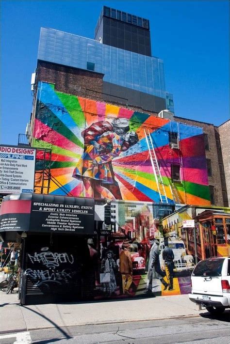 Captivating Mural Paintings By Eduardo Kobra In New York Street