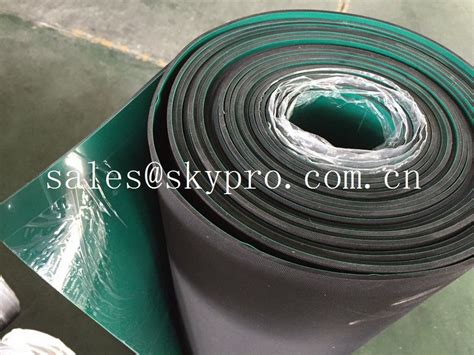 Double Layer Anti Static Rubber Matting Rolls ESD Rubber Flooring