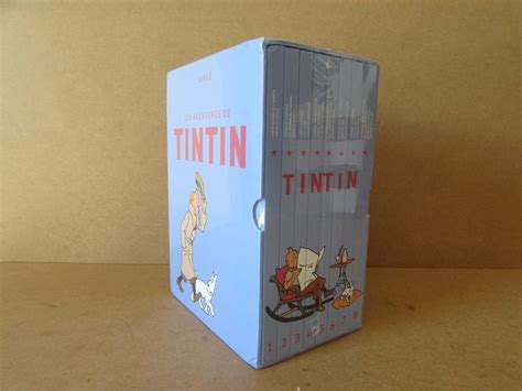 Tintin Coffret Intégrale en 8 volumes Les 24 aventures Catawiki