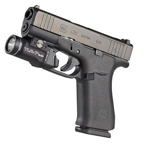 Streamlight Tlr 7 Sub Ultra Compact Tactical Gun Light For Glock 43x