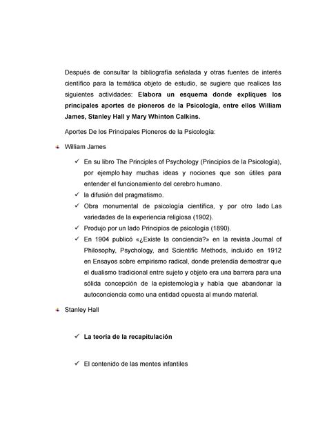 Tarea 5 historia de la psicologia Después de consultar la