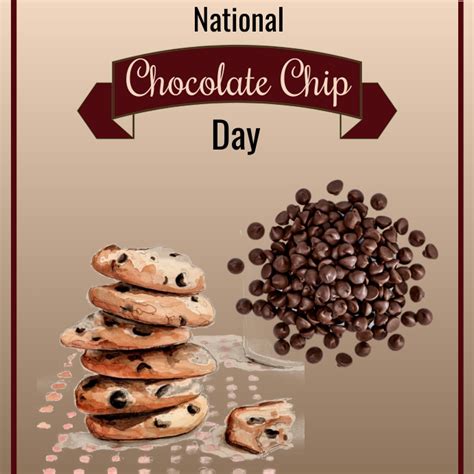 National Chocolate Chip Day Template Postermywall