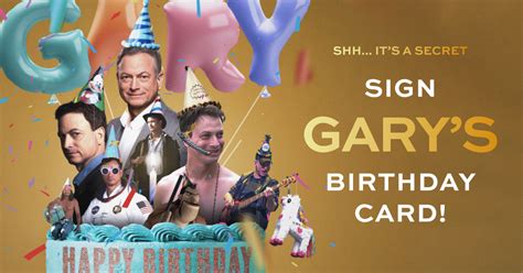 Gary's Birthday Card | Gary Sinise Foundation