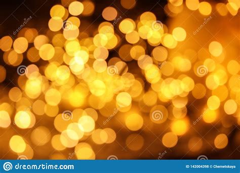 Gold Glitter With Bokeh Effect Stock Photo Image Of Glittering